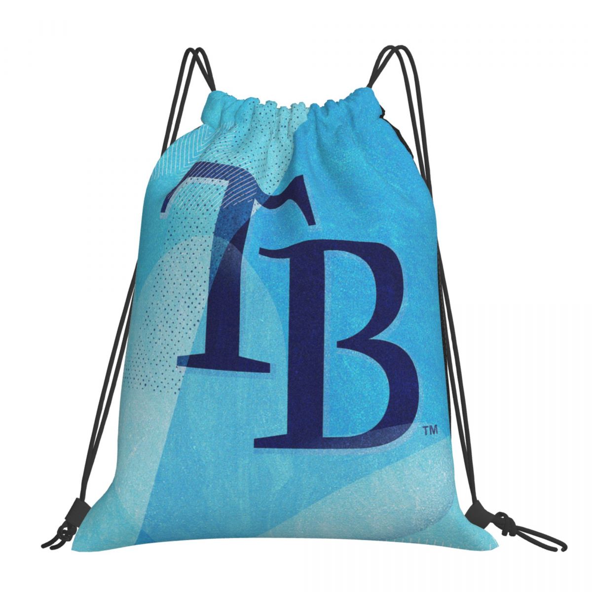 Tampa Bay Rays TB Graphic Drawstring Bags for School Gym
