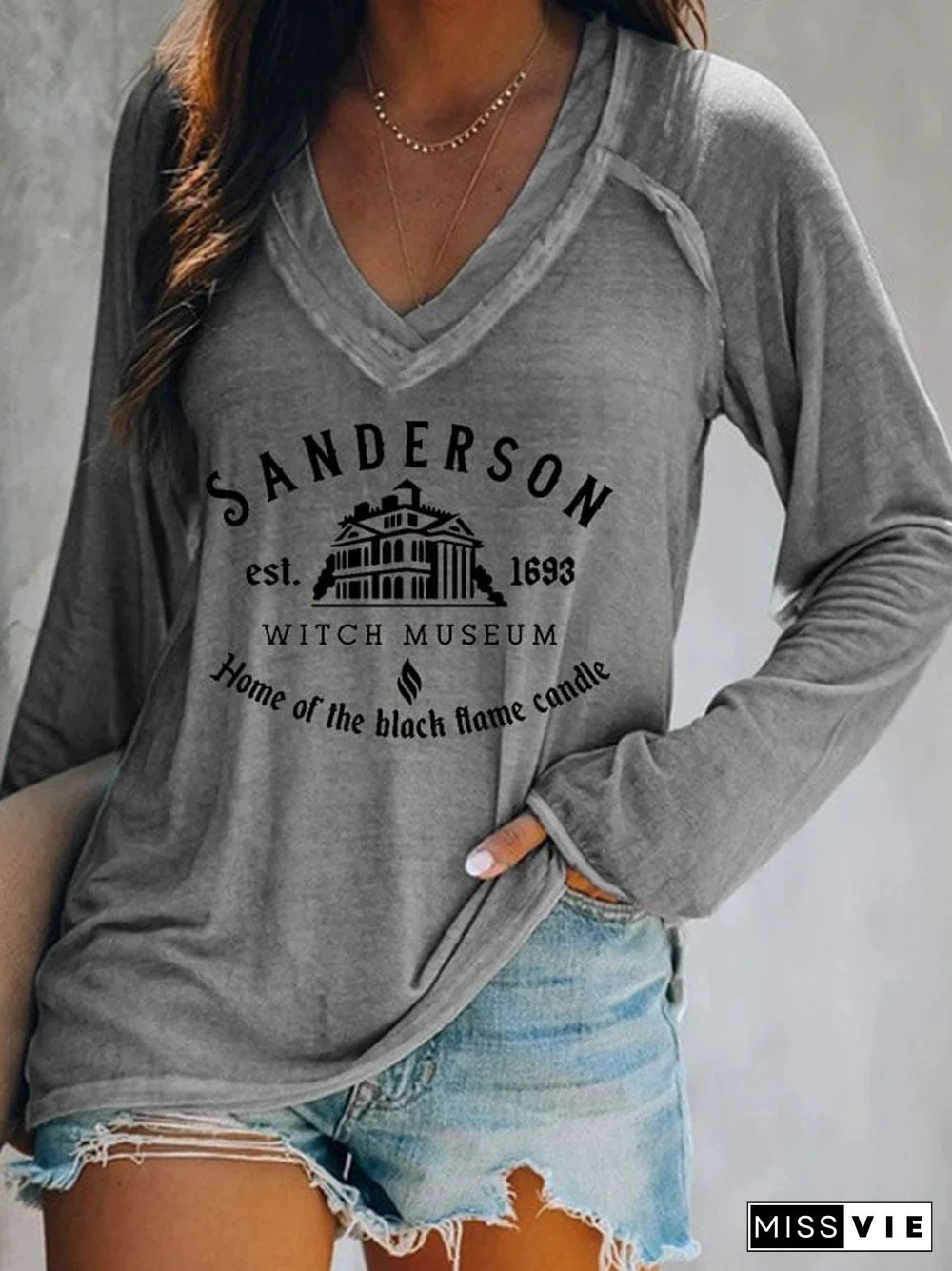 Fashion Print Long Sleeve T-Shirt