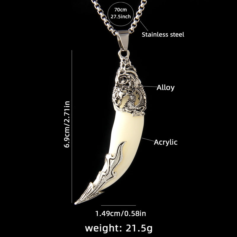 Hip-Hop Ethnic Style Commute Geometric 201 Stainless Steel Arylic Zinc Alloy Unisex Pendant Necklace