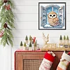 Diamond Painting - Partial Special Shaped Drill - Winter Owl(Canvas|30*30cm)