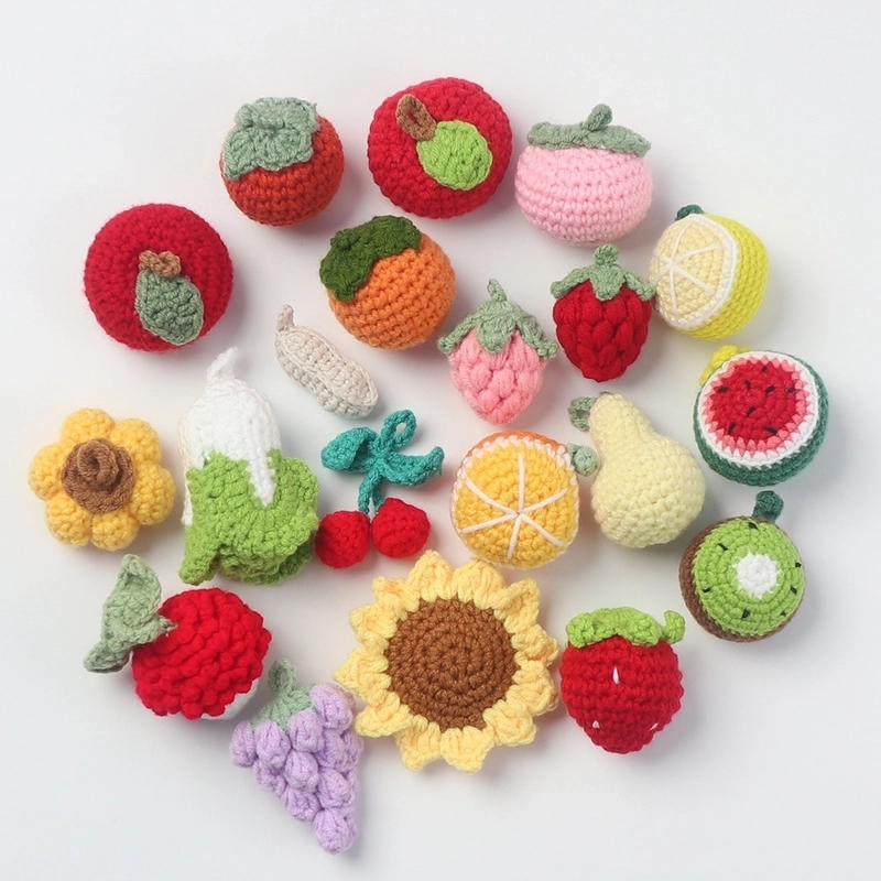 2 Pieces Cute Sunflower Santa Claus Yarn Women’s Bag Pendant Keychain