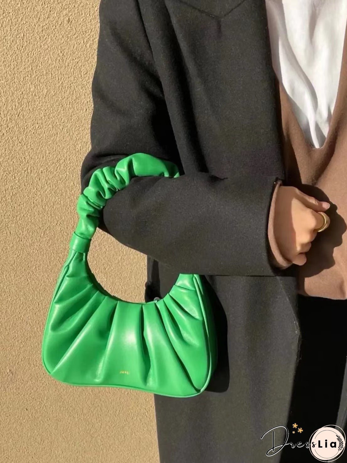 JW Women's Bag Cloud Bag Spring New MiuMiu Bag Gabbi Sheep Pattern Portable Shoulder Bag 2T0 Underarm Bag