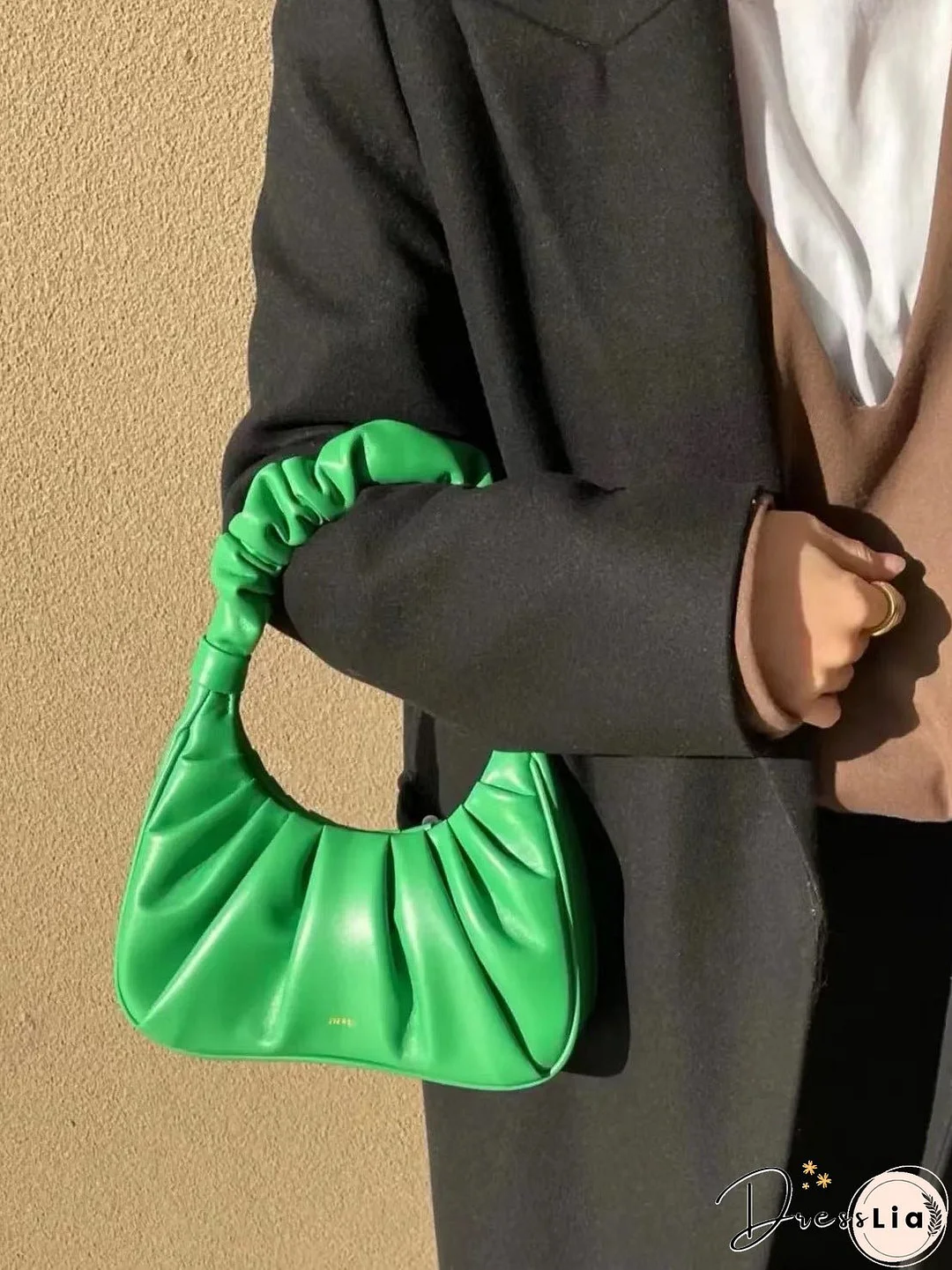 JW Women's Bag Cloud Bag Spring New MiuMiu Bag Gabbi Sheep Pattern Portable Shoulder Bag 2T0 Underarm Bag