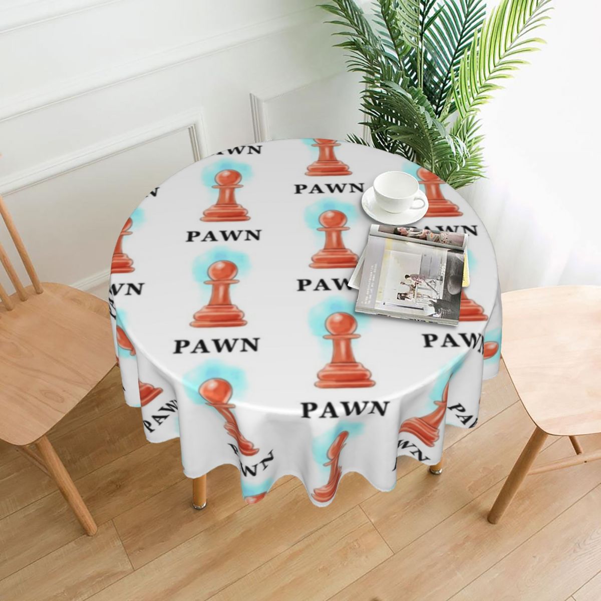 

Chess - Round Tablecloth, 150cm, 501 Original
