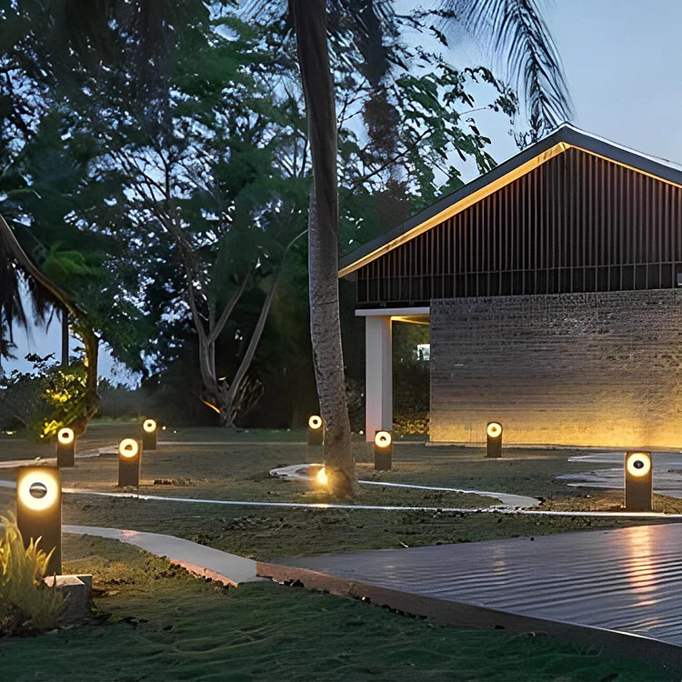 Minimalist Waterproof LED Solar Modern Outdoor Lawn Lights Path Lights - Appledas
