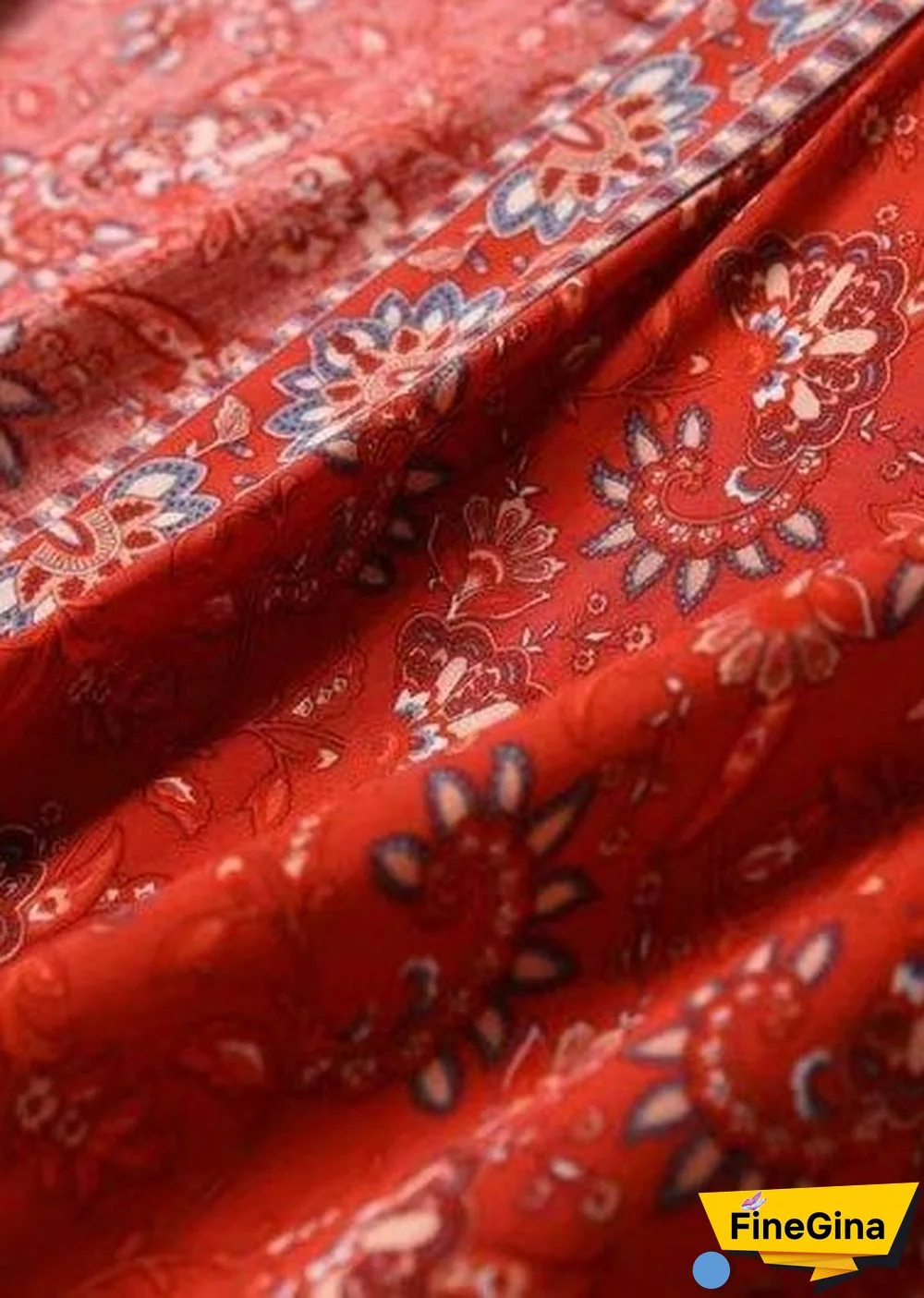 Women's Chic Sienna Boho Kimono - Red Dress