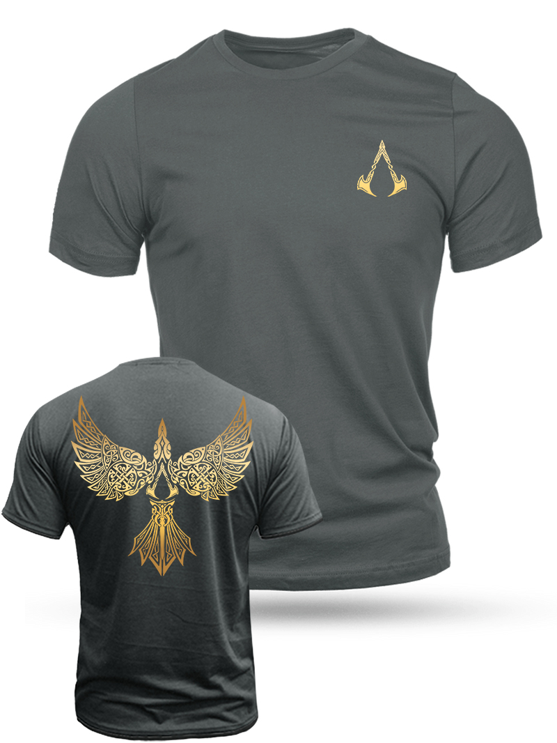 Assassin's Creed Valhalla Duplex Printing Cotton T-Shirt