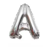 20PCS English Letters 16" Aluminum Film Golden Silver Rose Gold Balloons Birthday Party Decor