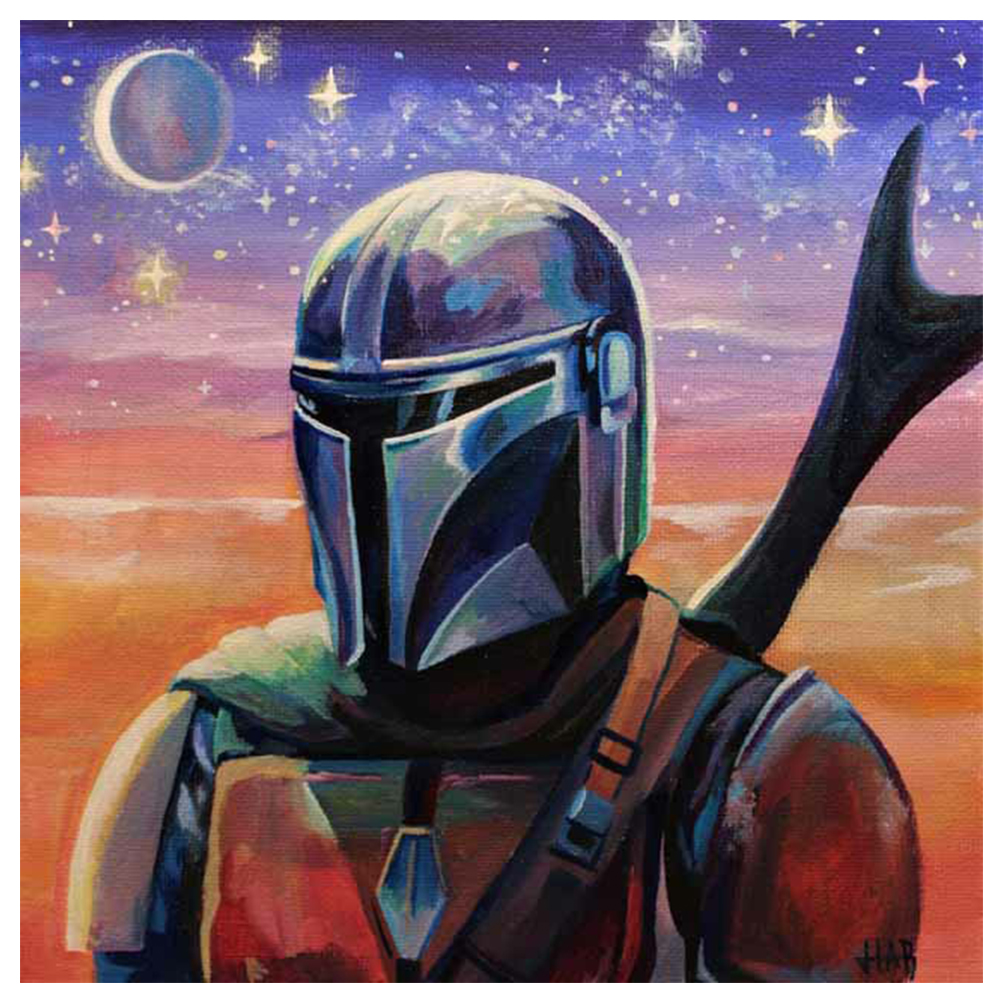 Star Wars Droids 30*30cm(canvas) full round drill diamond painting