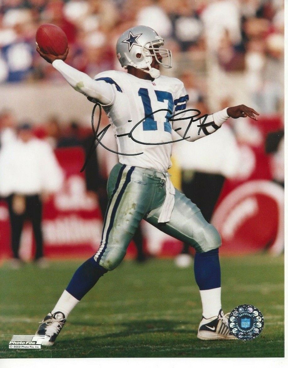 Quincy Carter Autographed 8x10 Dallas CowboysRare B864