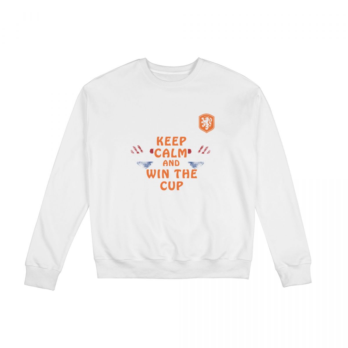 Netherlands Keep Calm And Win The Cup Unisex Round Neck Sweatshirt