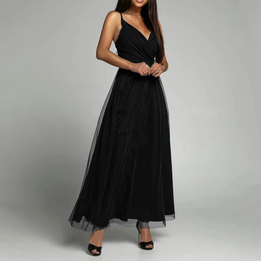 Elegant V-neck Lace Up Cover Up for Woman White  Lace Loose Holiday Beach Dress 2023 Summer Maxi Dress Gowns Long Dresses