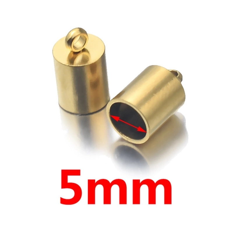 1 Piece Stainless Steel Solid Color Connection Buckle Minimalist