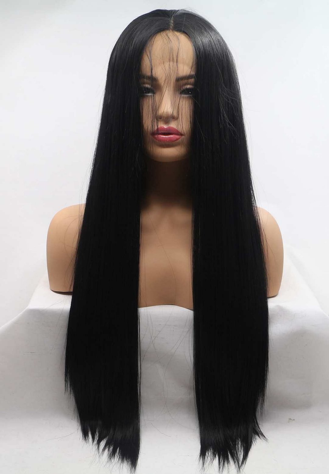 Black Straight Wig For African Girl 1B Hair USW019 US Mall Lifes