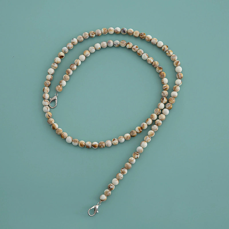 Arylic Color Block Solid Color Bag Chain