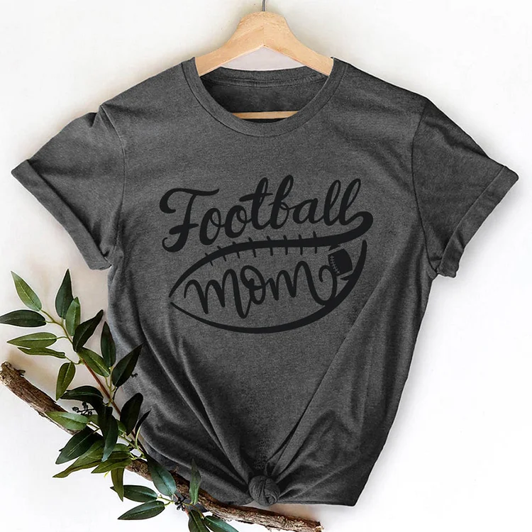 Football Mom   T-Shirt Tee-07923-Annaletters
