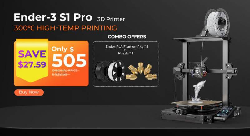 Ender-3 S1 Pro 3D Printer Combo