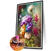 Diamond Painting-DIY Full Round Drill Flowers(40*60 CM)