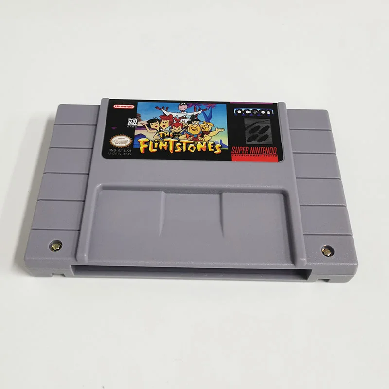 The Flintstones SNES For Super Nintendo Entertainment System - 16 Bit US Version Game Cartridge