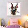 Dog-18CT Stamped Cross Stitch Kit(20x20cm)