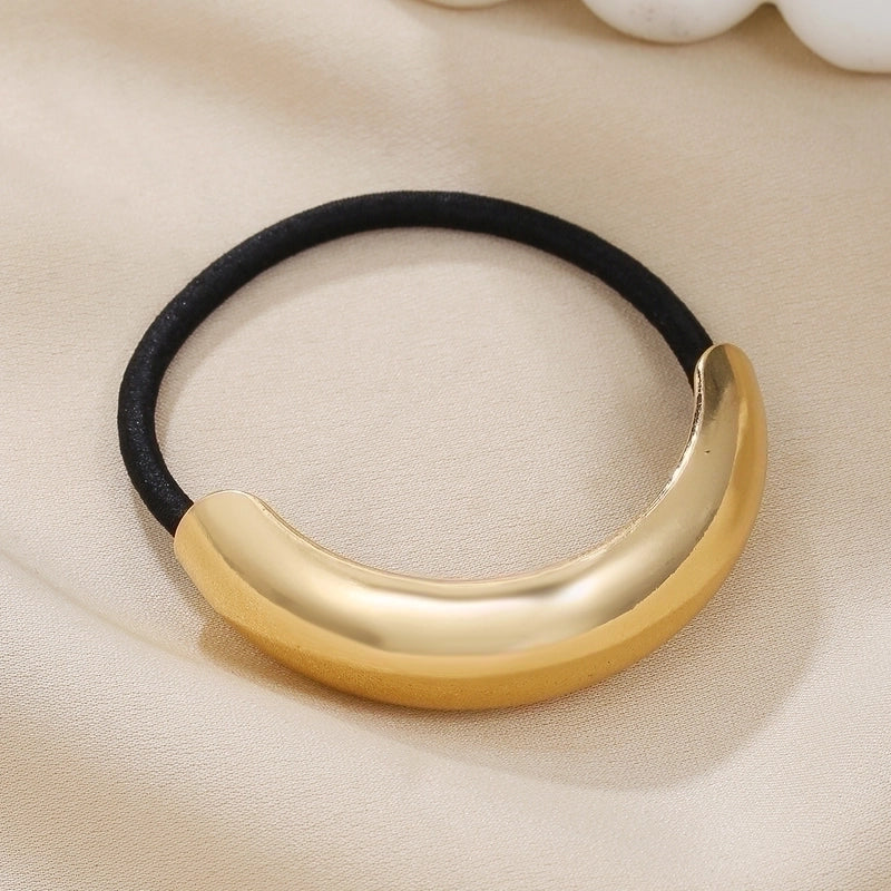 Women’s Elegant Streetwear Geometric Bow Knot Alloy Hair Tie