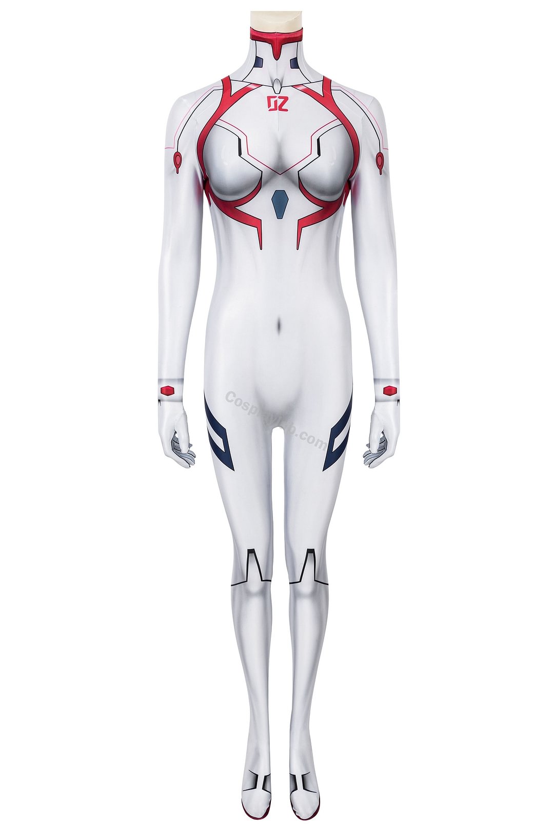 Neon Genesis Evangelion Asuka Langley Soryu Cosplay Costume Zentai white Jumpsuit By CosplayLab