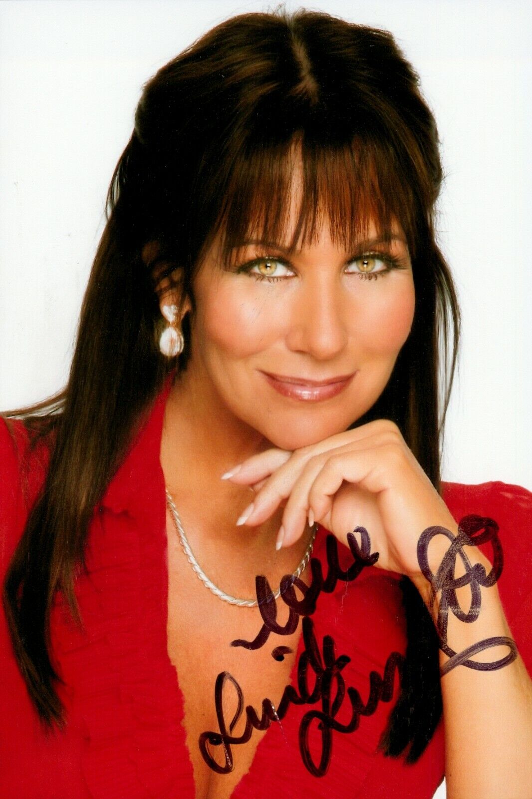 Linda Lusardi Signed 6x4 Photo Poster painting Page 3 Glamour Model Autograph Memorabilia + COA