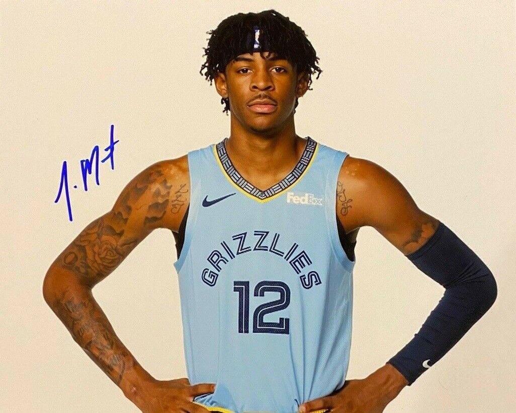 Ja Morant Autographed Signed 8x10 Photo Poster painting ( Grizzlies ) REPRINT ,