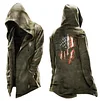 Men's Long Stylish Hooded Cardigan Jacket