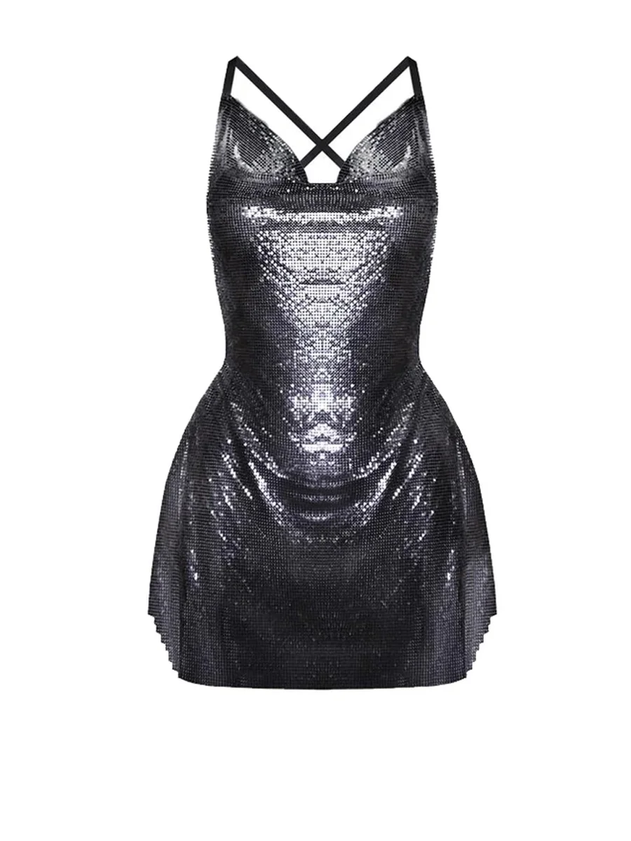 Sexy Party Mini Backless Gown