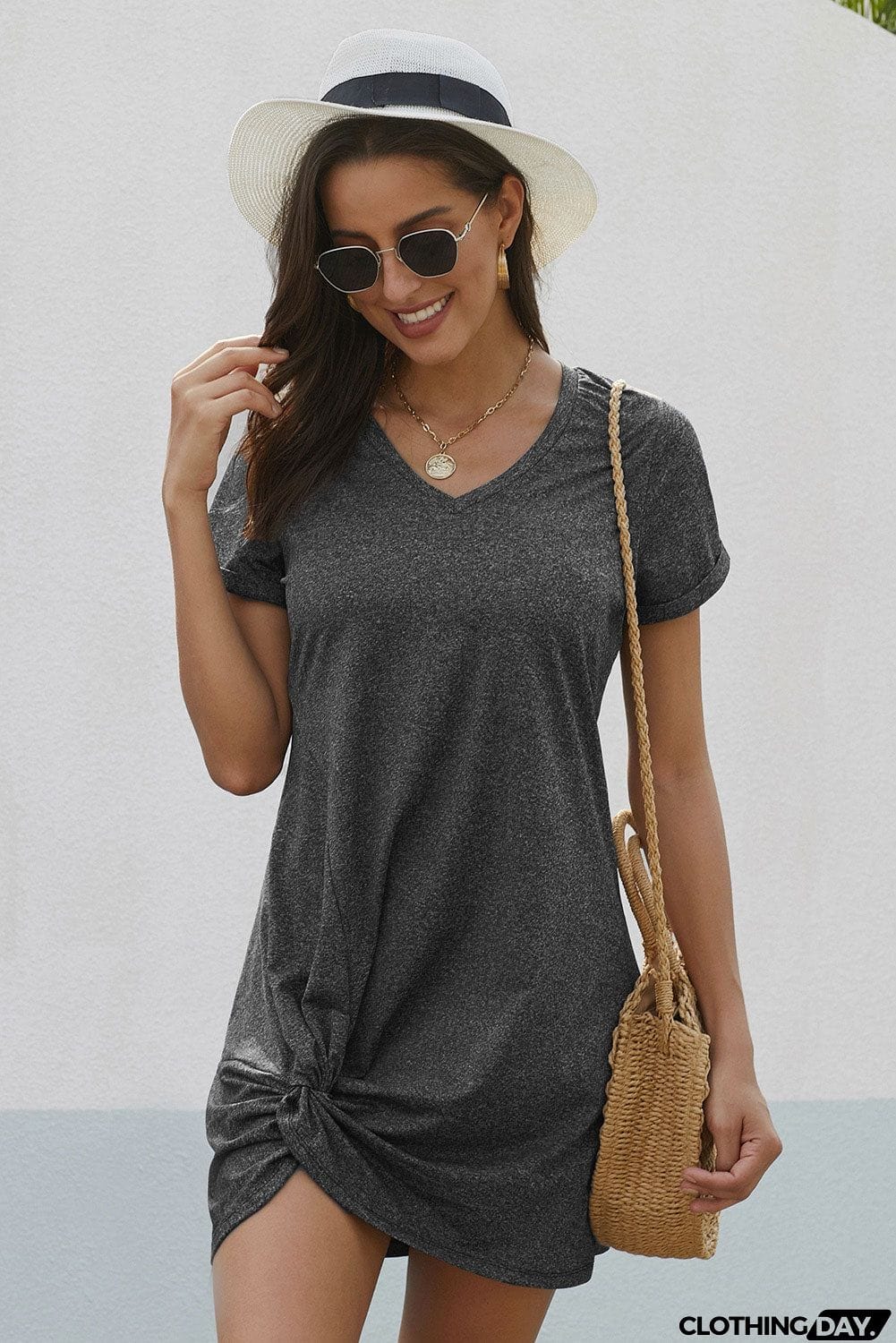 The Triblend Side Knot Dress