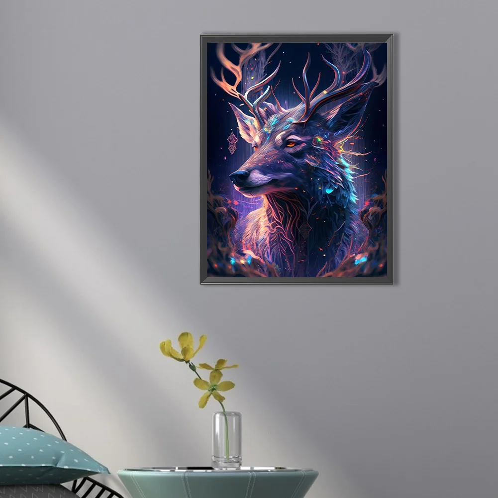 Full Round Diamond Painting 30*40cm - Reindeer