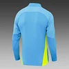 2024/2025 Manchester City Half-Pull Training Suit Sky Blue Football Shirt 1:1 Thai Quality Set