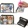 2pcs Cat Dog Pattern Diamond Painting Fashion Card Holder Compact Coin Purse