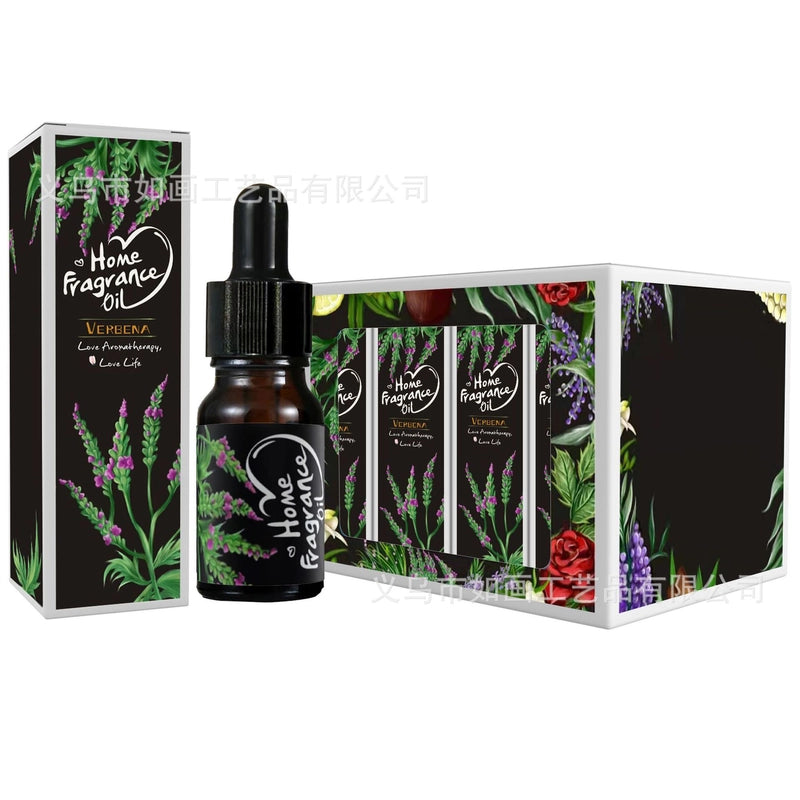 12 Pieces Humidifier Diffuser Dropper Aromatherapy Essential Oil Bedroom Relaxation Soothing Fragrance Source Factory 24 Flavor Plant Essential Oil