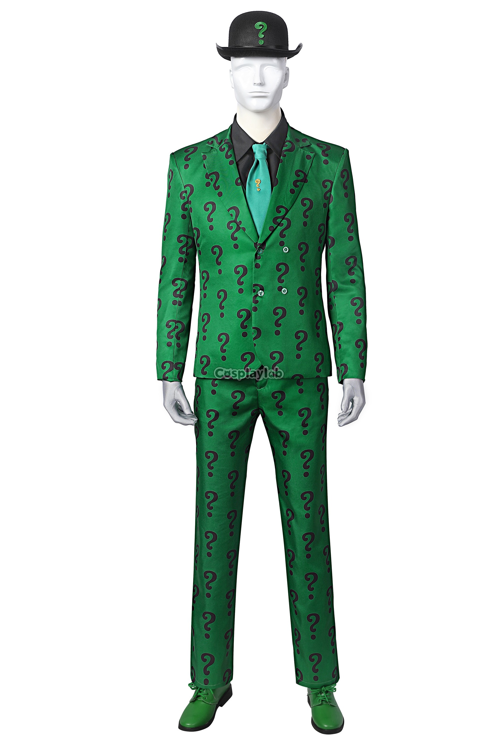 The Riddler Edward Nygma​ Green Outfit Cosplay Costume