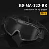 Anti-Fog Goggles Scratch-resistant Motorcycle Goggles Eye Protection for Hunting