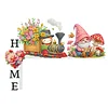 Diamond Painting Gnome Train House Door Frame Decorations for Party Favors