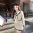 Jackets Korean Peter Pan Collar Single Breasted Long Sleeve Elegant Sweet Contrast Color Outerwear Women Y2k Short Coats