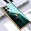 2022 Luxury Deer Pattern Camera All-inclusive Electroplating Process Case For Samsung S22 S21 Series
