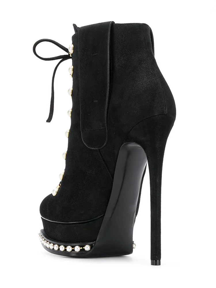 pearl zone ankle boots