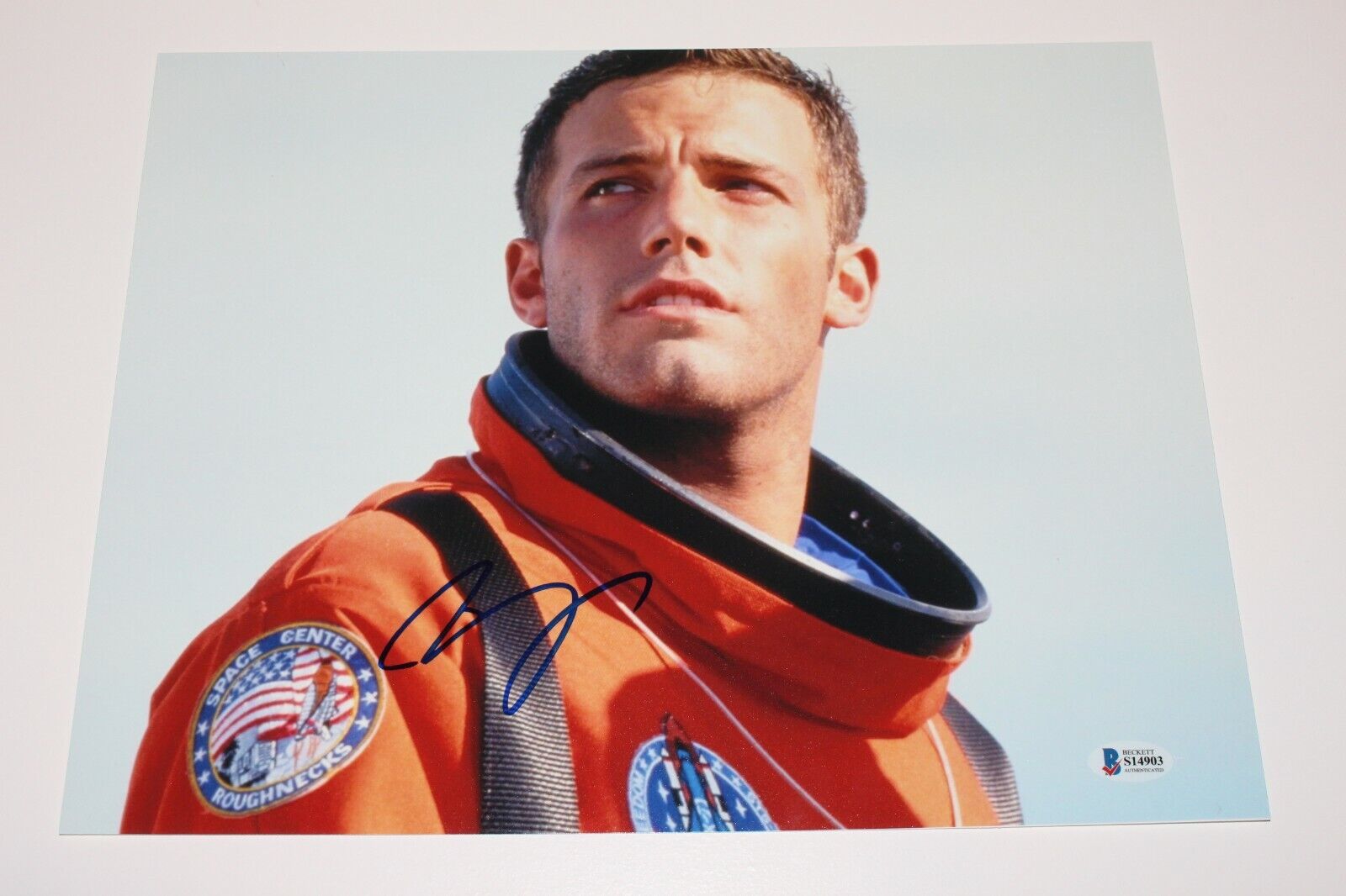 ACTOR BEN AFFLECK SIGNED 'ARMAGEDDON' 11x14 MOVIE Photo Poster painting BECKETT COA BAS BATMAN