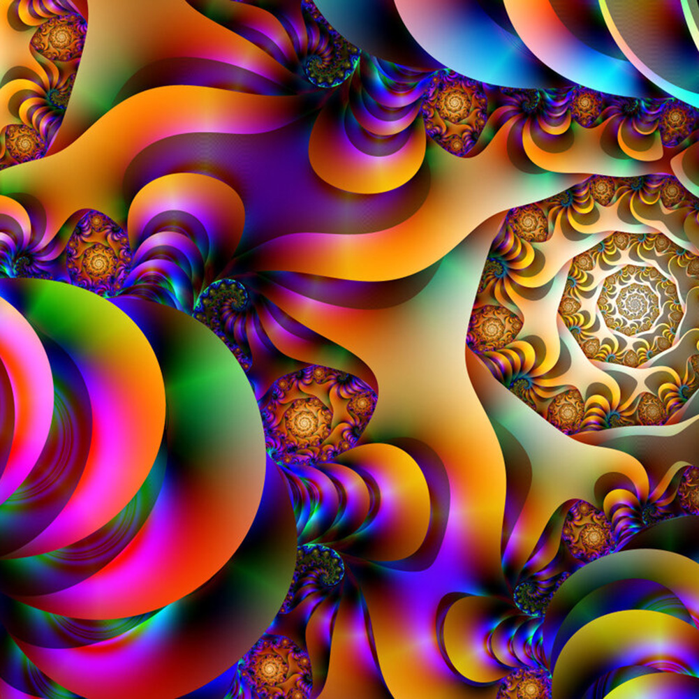 

Abstract Pattern - Round Drill Diamond Painting - 30*30CM, 501 Original