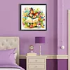 >SALE<5D DIY Full Round Drill Diamond Painting Butterfly Reading Kit Home Decor40x40cm