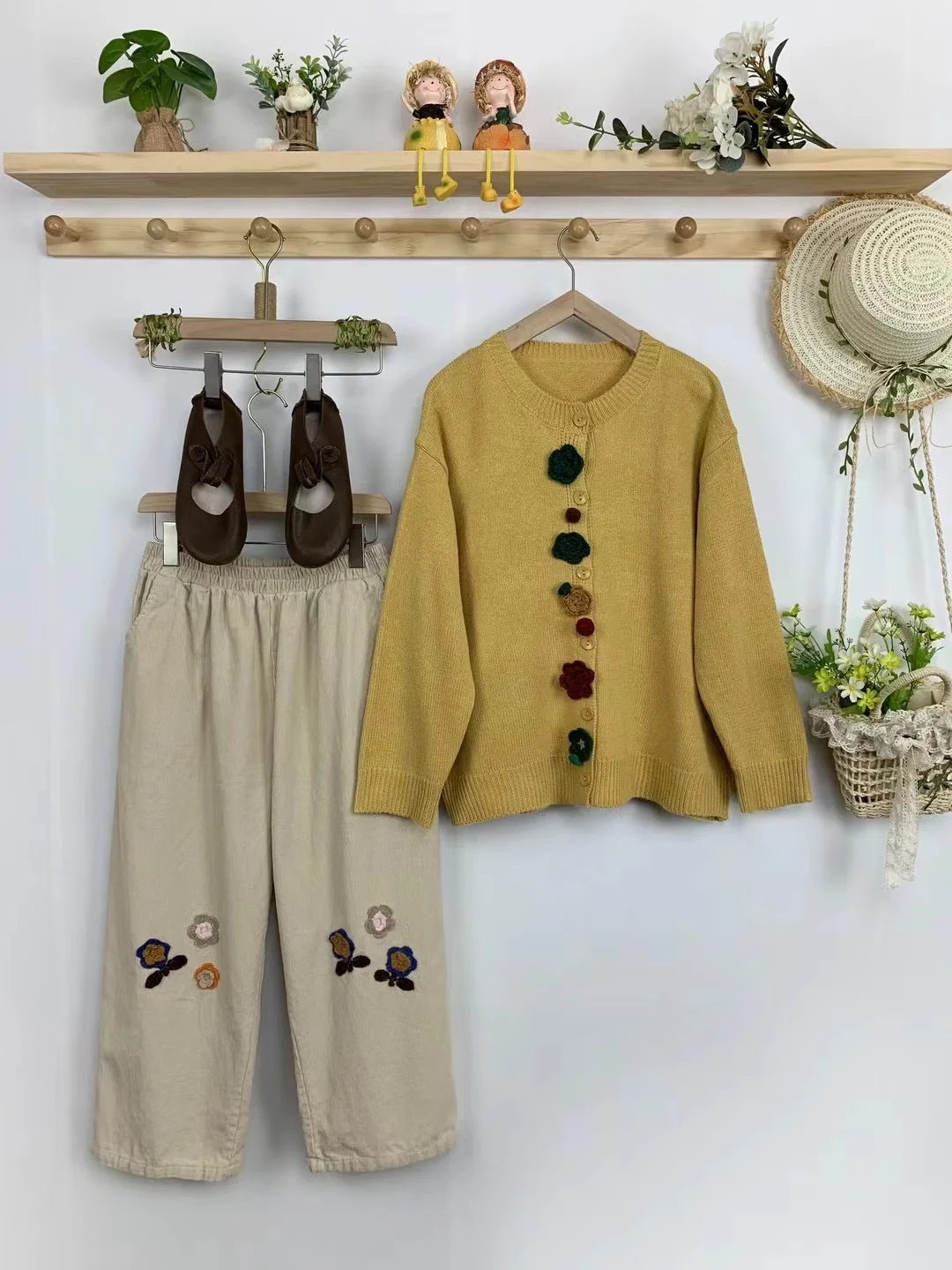 Chicfifth Sweater Women Winter Long Sleeve High Quality Autumn Vintage Top Knitted Cardigan