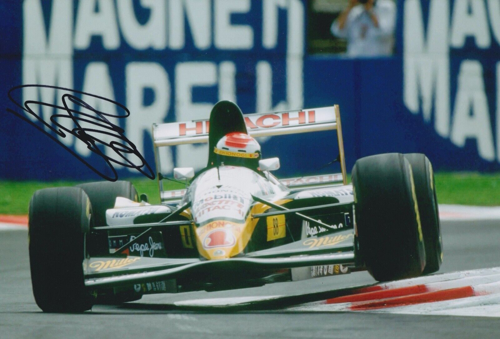 Johnny Herbert Hand Signed 12x8 Photo Poster painting - Lotus F1 Autograph Formula 1 4