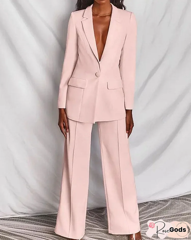 Lizzy Blazer and Pant Set Suit