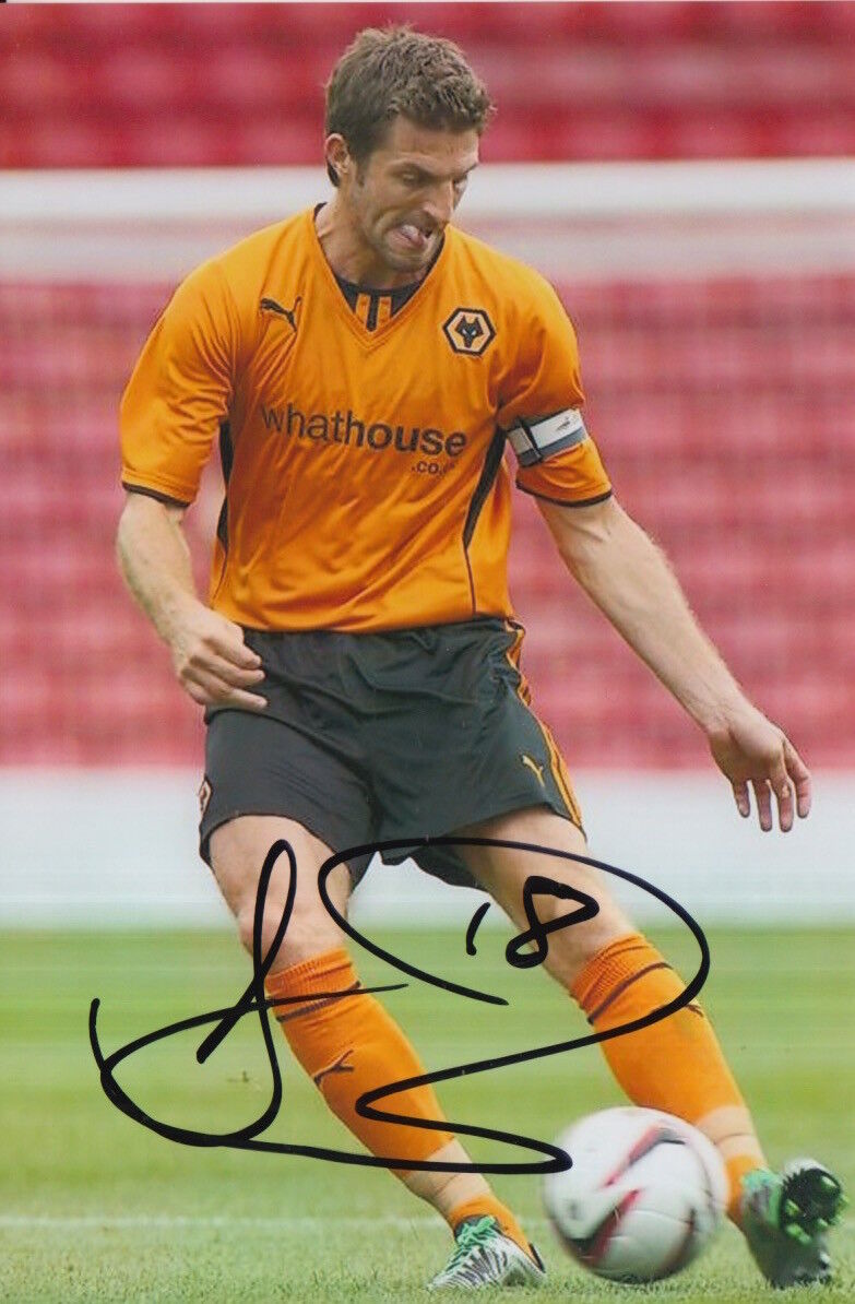 WOLVES HAND SIGNED SAM RICKETTS 6X4 Photo Poster painting 1.
