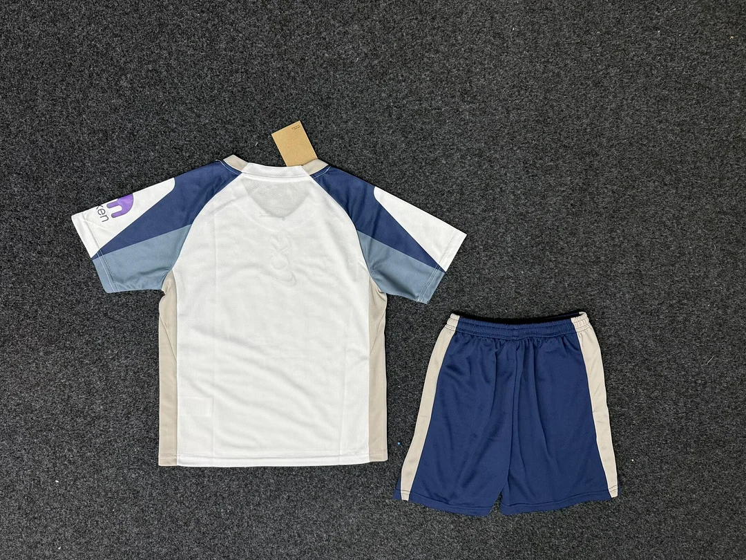 25/26 Tottenham Home Kids Kit Football Shirt Thai Quality