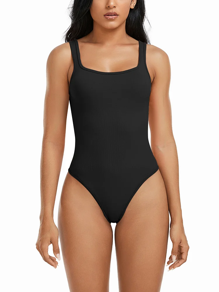 PASUXI High Quality Square Neck Women Jumpsuit Body Yoga Suit Quick Drying Tight Women One Piece Rompers Jumpsuit huanwei